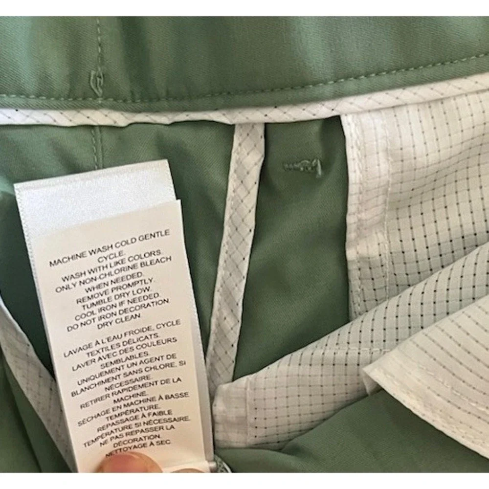 Polo Ralph Lauren M Classic Fit Golf Shorts  42B Fadded Mint Green Stretch, New